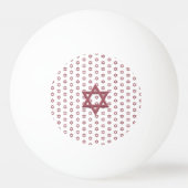 Red Star van David Seamless Pingpongbal (Achterkant)