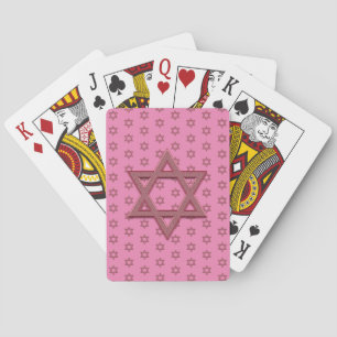 Red Star van David Seamless Pokerkaarten