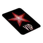 Red Star 'VIP' flexibele magneet zwart (Rechterzijde)