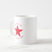 Red Star Zapatista Koffiemok (Voorkant links)