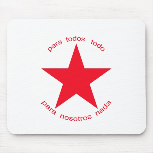 Red Star Zapatista Muismat (Voorkant)