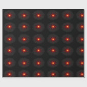 Red Starburst Cadeaupapier (Vlak)