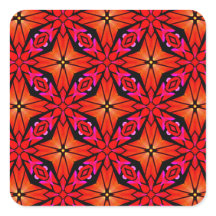 Red Starburst Design