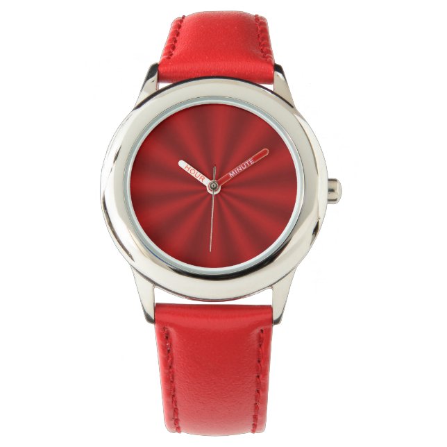 Red Starburst Watch Horloge (Voorkant)