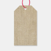 Red Starfish Rustic Beach Weddenschap Bedankt Cadeaulabel (Achterkant)