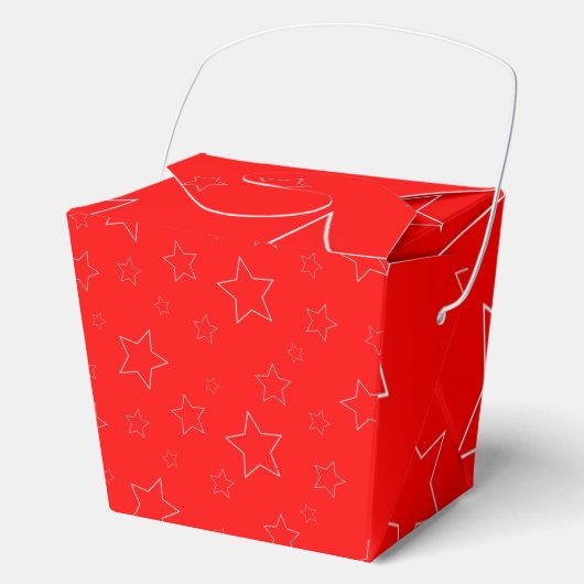 Red Stars Favoriete Box Bedankdoosjes (Voorkant)