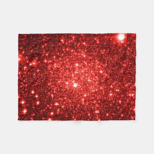 Red Stars Fleece Blanket (Voorkant (Horizontaal))