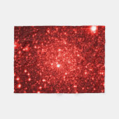 Red Stars Fleece Blanket Deken (Voorkant (Horizontaal))