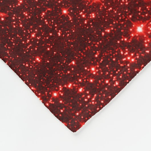 Red Stars Fleece Blanket Deken (Hoek)