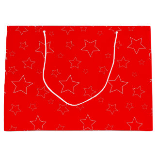 Red Stars Gift Bag Groot Cadeauzakje