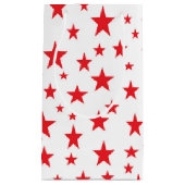 Red Stars Gift Bag Klein Cadeauzakje (Voorkant)