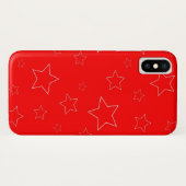 Red Stars iPhone / iPad case (Achterkant (horizontaal))