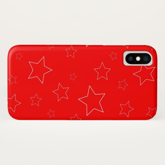 Red Stars iPhone / iPad case (Achterkant (horizontaal))