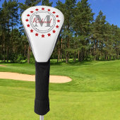 Red Stars Monogram Golfheadcover