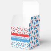 Red Stars Sprinkles Memorial Day Event Party Bedankdoosjes (Geopend)