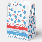 Red Stars Sprinkles Memorial Day Event Party Bedankdoosjes (Geopend)