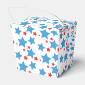 Red Stars Sprinkles Memorial Day Event Party Bedankdoosjes (Achterkant)