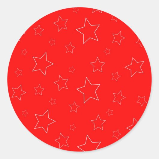 Red Stars Stickers (Voorkant)