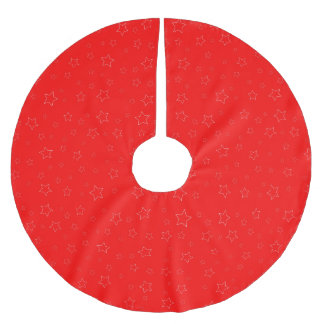 Red Stars Tree Skirt Kerstboom Rok
