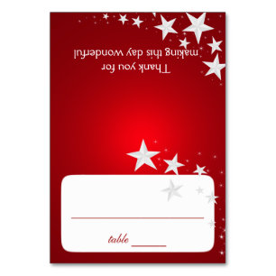 Red Stars Zittende Kaart