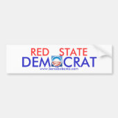 Red State Democraat Bumpersticker (Voorkant)