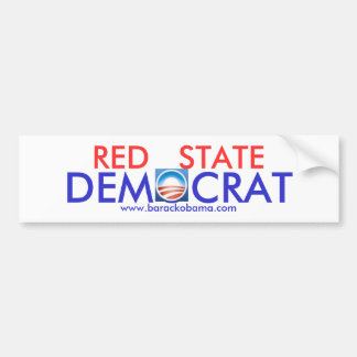 Red State Democraat Bumpersticker
