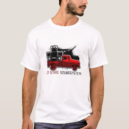 Red State Soundsystem - Red Truck T-shirt (Voorkant)