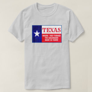 Red State Texas gaat 50 jaar terug T-shirt
