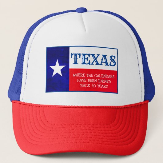Red State Texas gaat 50 jaar terug Trucker Hat Pet (Voorkant)