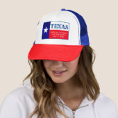 Red State Texas gaat 50 jaar terug Trucker Hat Pet (In situ)
