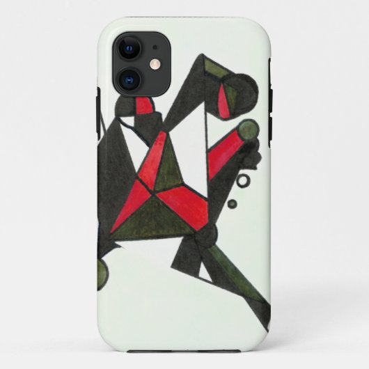 Red Stealth Hoesje-Mate iPhone Case (Achterkant)