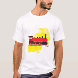 Red Steam Engine T-shirt
