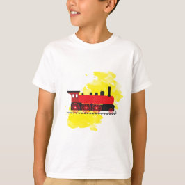 Red Steam Engine T-shirt