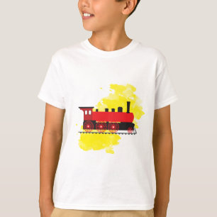 Red Steam Engine T-shirt