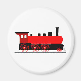 Red Steam Train Magneet