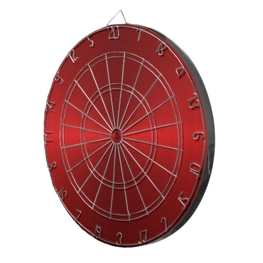 Red Steel Dart Board Dartbord (Voorkant Rechts)
