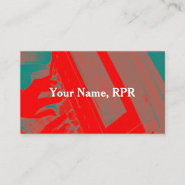 Red Steno Machine Court Reporter Visitekaartje