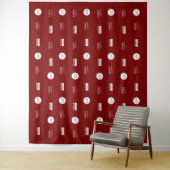 Red Step repeat Bedrijf Sponsor logo's Media wall Wandkleed (In situ)