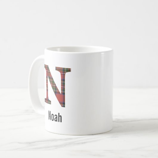 Red Stewart Pset Monogram N Mok (Voorkant links)