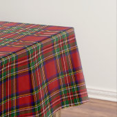 Red Stewart Royal Tartan Large Plaid Schotse Clan Tafelkleed (Voorbeeld)