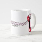 Red Stiletto en Butterfly Mok (Voorkant rechts)