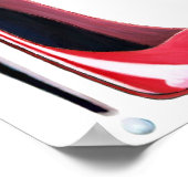 Red Stiletto High Hiel Art Poster (Hoek)