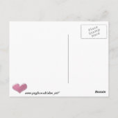 Red Stiletto High Hiel Shoe Art Briefkaart (Achterkant)