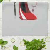 Red Stiletto Shoe Art en Bangles Theedoek (Gevouwen)