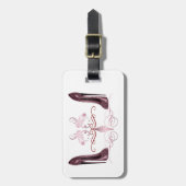 Red Stiletto Shoe's Art Bagagelabel (Voorkant verticaal)