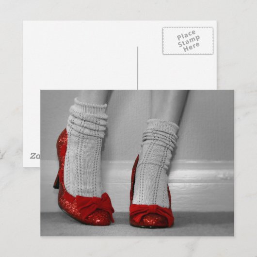 Red Stilettos Briefkaart (Voorkant / Achterkant)