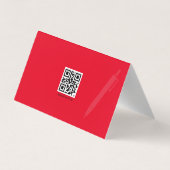 RED STIPPEN Collectie Gevouwen Visitekaartje (Achterkant)