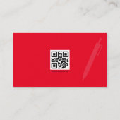 RED STIPPEN Collectie Standard Visitekaartje (Achterkant)