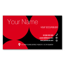 RED STIPPEN Collectie Visitekaartje Magnet