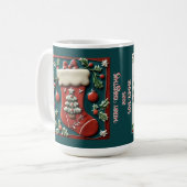 Red Stocking Christmas  Koffiemok (Voorkant links)